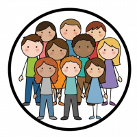 SEND group of children together holding hands (Small)